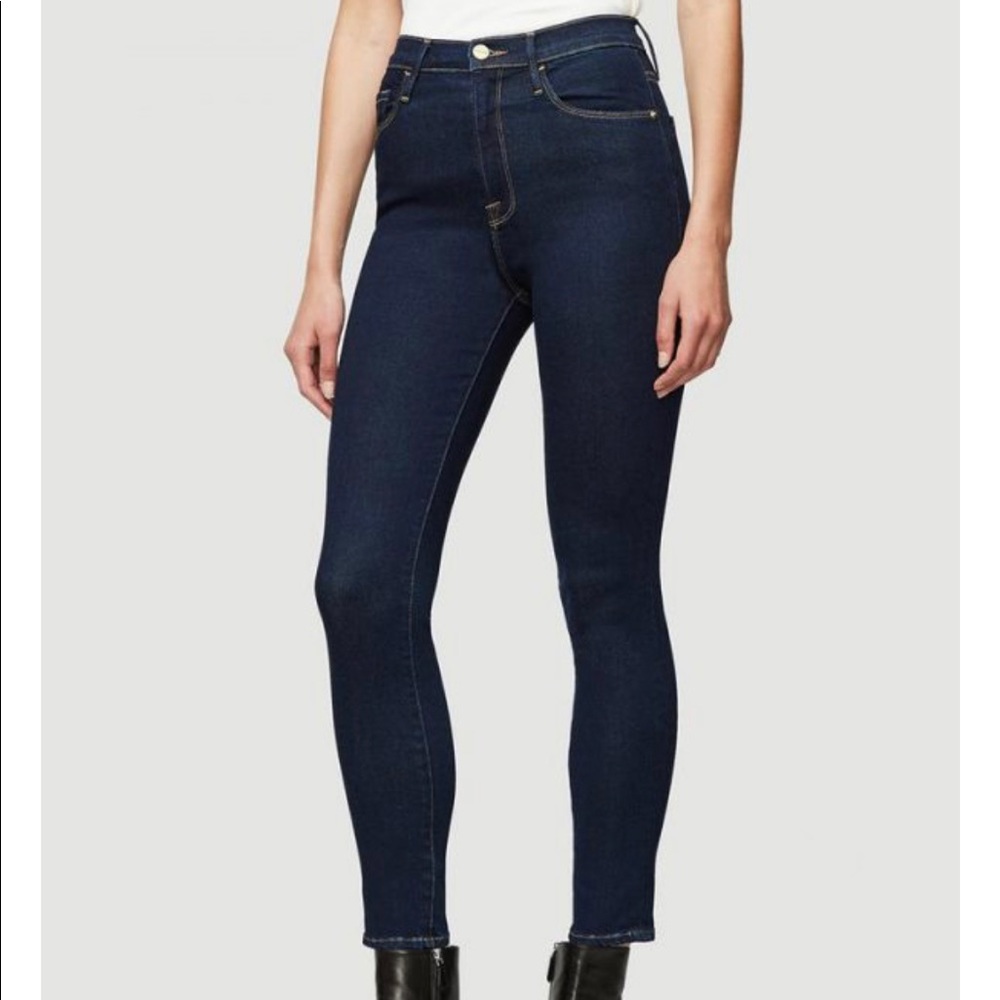 FRAME Ali high rise cigarette jeans